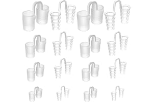 Neodtx Schnarchstopper Anti Schnarch 16pcs Soft Nasenstopfen Atemhilfe Nasenclip Nasenspreizer Gegen Schnarchen Snoring Stopper,Weichem Silikon Nasendilator,Besser Atmen Nasendilatator