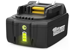 Energup 18V 5000mAh Li-ion Ricambio Batteria Compatibile con Makita batterie BL1850B BL1830B BL1840 BL1840B BL1850 BL1850B BL1860B BL1890 BL1815 BL1825 BL1835