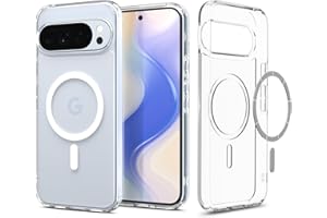 Spigen Ultra Hybrid MagFit Hülle für Google Pixel 10 und Pixel 10 Pro, Kompatibel Mit Pixelsnap und MagSafe [2025 Neue Funktion] [Made for Google] -Clear White