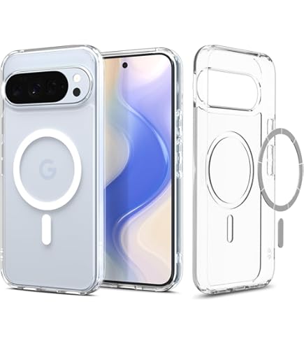 Custodia Magnetica Trasparente Per Google Pixel 10/10 Pro – Ultra-sottile, Antishock, Compatibile Ricarica Wireless - 3