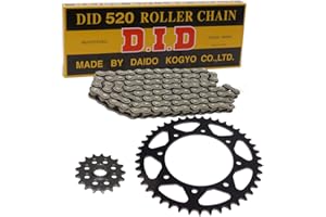 DID DAIDO KOGYO CO., LTD. Chain Set Suitable for KTM Duke 125 14-21 Chain DID 520 L 112 Open 14/45
