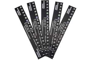 Belissy Pegatinas para el termómetro de la temperatura de la cocina, 5 unidades pegadas en el termómetro de preparación de la cerveza doméstica