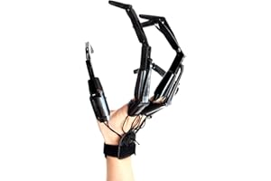 KARDOR Halloween Articulated Fingers , Flexible Joint Skeleton Hands,3D Printed Finger Extensions ,Fits All Finger Sizes,Halloween Party Dress Cosplay Decoration Props