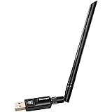 Clé WiFi Puissante 1200Mbps Techkey USB 3.0 Carte WiFi 802.11ac Adaptateur USB WiFi Double Bande 2,42GHz/300Mbps 5.8GHz/866Mb