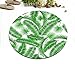 Produktbild LB Round Area Rug,Green leaves, nature landscape background Living Room Bedroom Bathroom Kitchen Soft Carpet Floor Mat Home Decor,60x60CM
