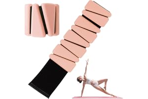 MXIIXM Juego de 2 pesas de muñeca de silicona ajustables para mujeres y hombres, pesas de tobillo/muñeca adecuadas para yoga, baile, pilates, ejercicios de piscina y correr, 2 libras