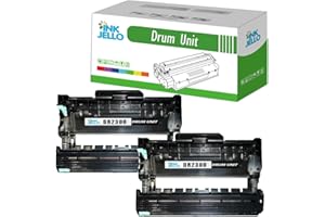 InkJello Compatible Drum Unit Replacement for Brother DCP-L2500D L2520DW L2540DN HL-L2300D L2340DW L2360DN L2365DW L2700DW MFC-L2720DW L2740DW DR2300 (2-Pack)