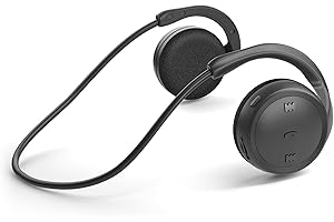 BAOZILY Bluetooth Kopfhörer On Ear, Kabellose Kopfhörer Sport Mit TF-Karte/Sprachanruf/Stereo-Mikrofon, Headset Bluetooth Faltbar Und Tragbar, Wasserdichter Schweiß Sportkopfhörer Für Laufen (Schwarz)