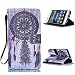 Produktbild Huawei P8 Lite Hülle,Huawei P8 Lite Wallet Case Flip Cover Hüllen Etui Lederhülle,EMAXELERS Rot Winkel Mädchen Muster Huawei P8 Lite Tasche Schwarz PU Leder Brieftasche Hülle,Schutzhülle für Huawei P8 Lite Hülle Ledertasche mit Standfunktion für Huawei P8 Lite,Black Campanula
