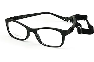 EnzoDate Anteojos flexibles para niños Tamaño de montura 44/16 Gafas TR90 para niños, sin tornillos, luz segura irrompible Gafas ópticas para niños y niñas durante 2-3 años