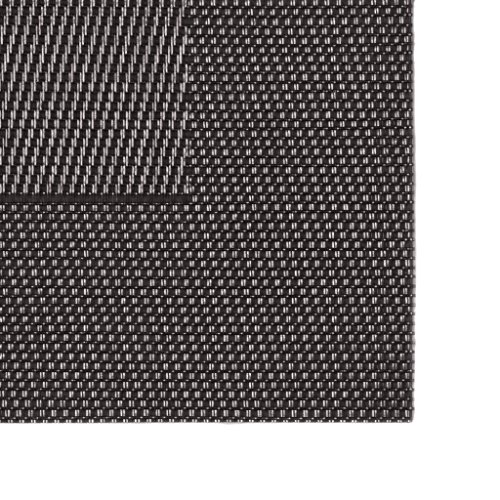 Elegante Platzsets im 4er-Set aus gewebtem Kunststoff – abwaschbare Tischsets / Platzmatten 45 x 30 cm (braun) - 4