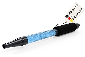 SMOKE 2U SMOKE2U Ice Bazooka Freeze Tip | Hochwertiges Eis Mundstück in Verschiedenen Designs | Kalter und Küher Rauchgenuss und angenehmer Griff durch Polsterung (Schwarz/Blau)