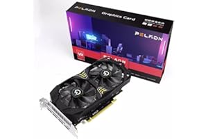 PELADN AMD Radeon RX 580 8GB Gaming Grafikkarte für Gaming, Multimedia-Arbeiten und Videobearbeitung, 3 DP-Ports, 1 HDMI-Port, GDDR5, Bus 256 Bit, Ellesmere GPU, geringer Stromverbrauch 130 W (Gaming)