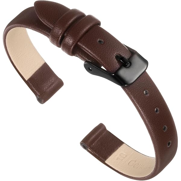 Bracelet Montre Lézard Marron foncé 20 mm – Le Comptoir De La Montre