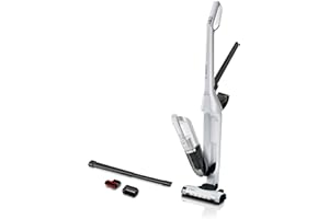 ‎BOSCH Bosch, Flexxo Gen2 Serie 4, 28 Vmax, 2w1, bezprzewodowy, bezworkowy, odkurzacz ręczny i pionowy, zintegrowane akcesoria, polar white metallic, BBH3ALL28