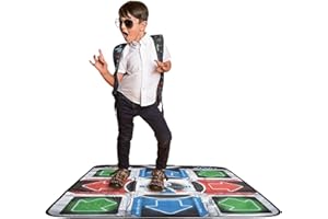 THUMBS UP Tapis de Danse pour TV, Plug and Play, 9 Jeux rétro, 110 chansons, 3 Niveaux de difficulté, Amusant pour Les Enfants et Les Adultes, pour Les Filles, Les garçons et Les Adultes – ThumbsUp !