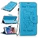 Produktbild Nancen Samsung Galaxy S6 / G9200 (5,1 Zoll) Hülle, [Bär - Don't Touch My Phone] Serie Weich Leder Handyhülle Tasche Wallet Flip Case Book Cover Etui, Niedlich Bär Muster Design Ledertasche Lederhülle Schutzhülle mit Standfunktion Brieftasche und Kartenfächer