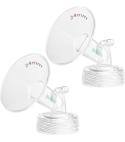 Maymom Pump Parts Work With Spectra S2 Spectra S1, 24mm Flange Valve Tube Bottle Backflow Protector Not Original Spectra S2 Accessories Replace Spectra Duckbill Valve Spectra Bottle Spectra Flange  P 1300 - View #6