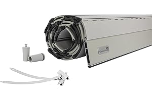 Schellenberg Rolladen Maßanfertigung, Rolladenpanzer Aluminium, Auswählbar: Breite 50-200 cm, Höhe 100-230 cm, System Mini, Farben Grau, Anthrazit, Silber, Weiß