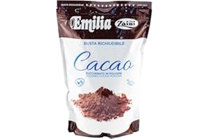 IDEA SHOPPING CENTER CACAO IN POLVERE ZUCCHERATO EMILIA ZAINI BUSTA DA 1000g 1 KG CIOCCOLATA