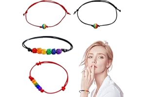 ZALHIN Confezione da 4 Braccialetti Intrecciati: Braccialetto in Corda Elegante e di Alta qualità, Un Regalo Perfetto per Ogni Occasione