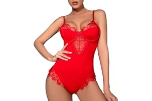 callmo Dessous Damen Sexy Unterwasche XXL, Sexy Dessous Set Reizwäsche Negligee Babydoll Weihnachten Unterwäsche rasante Anzüge Unterwäsche + Briefs Frauen reizvoll