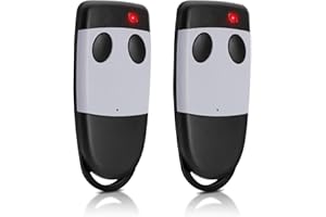 Effdrdfs Telecomando Cancello, Telecomando Porta Garage 433,92MHz, Telecomando per Cancelli 2 Canali, Compatibile con Telecomandi S449 QZ2, S449 QZ4, 2 Pezzi