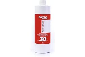 Borthe Professional Creme Hair Developer Activator Peroxide for Hair Colouring Long Lasting Colour and Grey Coverage 9% 30 Volume 1000ml