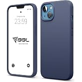 Babilden iPhone Kılıf İnce Sıvı Silikon 3 Katmanlı Tam Kaplamalı Yumuşak Jel Kau&ccedil;uk Kılıf Kapak, A&ccedil;ık Lacivert (iPhone 15 5)