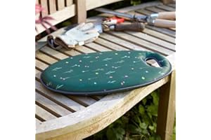 Garden Mile Garden Kneeler Memory Foam Padded Gardening Knee Pad Lightweight with Handles Multi-Use Portable Gardening Mat Heavy Duty Indoor Outdoor Durable Garden Tool Picnic Cushion (Floral Bloom)