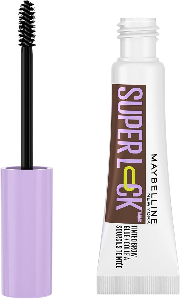 Maybelline Super Lock Brow Glue Kaş Sabitleyici Maskara - Deep Brown