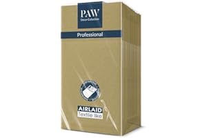 ‎PAW DECOR COLLECTION PAW - Servietten aus Airlaid - Stoffähnlich (1/8 pocket) I 25 Stück I Ideal für Hochzeit, Taufe, Kommunion, Geburtstag I Stoffservietten - Einfarbig, Gold I Farbe: Monocolor gold