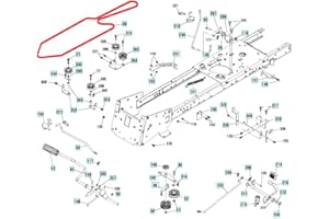 Federal 40 Keilriemen 592855101 Fahrantrieb passend für Husqvarna TC 138, TC 138L