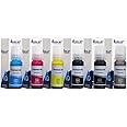 DURA-JET 011/012 Compatible Refill Ink for Epson L8180 / L8160 Printer – Compatible Ink Bottle for Epson 011/012 Ink Code (70gm x C/M/Y/BK/PB/GY) Ink Bottle - 504013