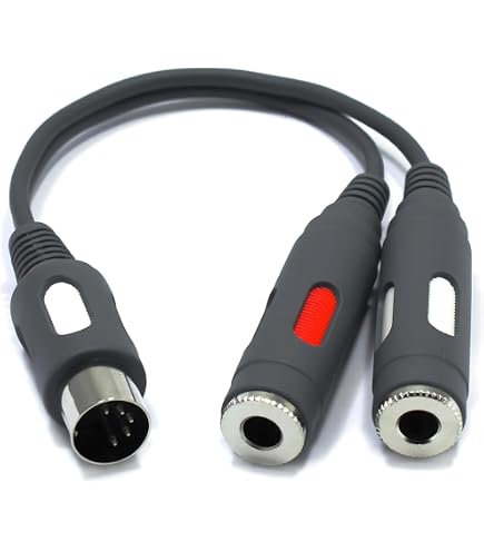 OcioDual Sdoppiatore Cuffie Nero Cavo Audio Jack da 3.5mm Maschio a Doppio Femmina Y Splitter Adattatore Aux per Auricolare MP3