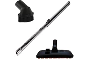 Maxorado Tube d'aspirateur 35 mm + buse combinée + brosse d'aspiration pour aspirateur de rechange Compatible avec Lidl Parkside Aspirateur eau PNTS 1500 D5 1400 H4 F2 PNTSA 20-L C4 1300 C3