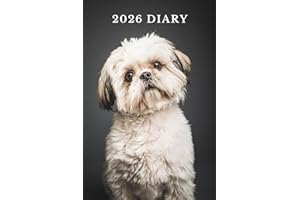 Shih Tzu Diary 2026: Week to view, 9 x 6 inch, Perfect gift for women, men, and dog lovers