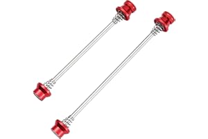 WILEONE MTB Road Bike Cycling Wheel Hub Non Quick Release Lock Skewers Sets, Hex Locking Skewer M5 Hex Head Anti Theft Secure Lock Skewers