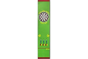‎KINGPOWER Kingpower Dart Darts Teppich Dartteppich Dartmatte 290x60 cm Steeldart Dartpfeile Dartboard Zubehör Abwurflinie Schutz Gummi Dartscheibe Verschiedene Designs
