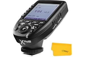 Godox XPro-N TTL Wireless Blitzauslöser kompatibel für Nikon Kameras, 1/8000s HSS-Auslöser, Großes Display, 11 Anpassbare Funktionen, 16 Gruppen und 32 Kanäle