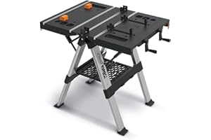 Beta Utensili, Banco da Lavoro Pieghevole Multiuso, 820x630 mm con Scala Graduata, Ripiano Portaoggetti e Maniglia per Trasporto, Capacità 200kg, C56BLP