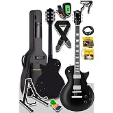 Midex GRX-200BK-BAG &Uuml;st Segment Profesyonel Elektro Gitar Set Les Paul Kasa Masif Ağa&ccedil; (HH)