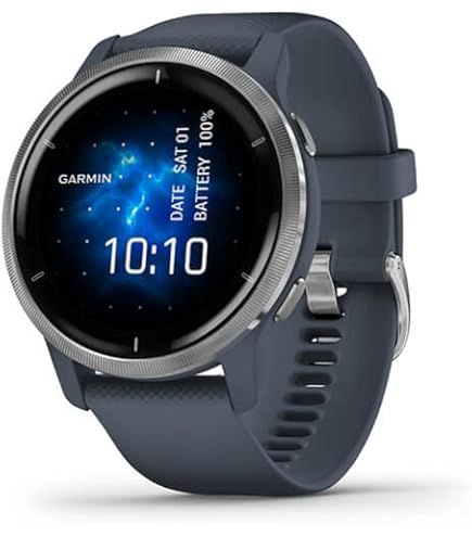 ★GARMIN VENU SQ music！ Garmin Venu Sq Music, GPS Smartwatch with Bright Touchscreen
