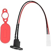 Charging Port for M365, Silicone Sleeve Charging Port with Waterproof Cover for M365 Electric Scooter Accessories