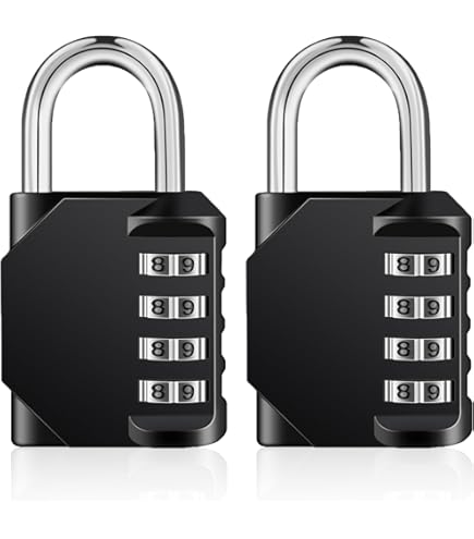 Für zauberhafte Gastgeber GRIFEMA 2 Pack Zahlenschloss 4 Stellig-Vorhängeschloss Wetterfest