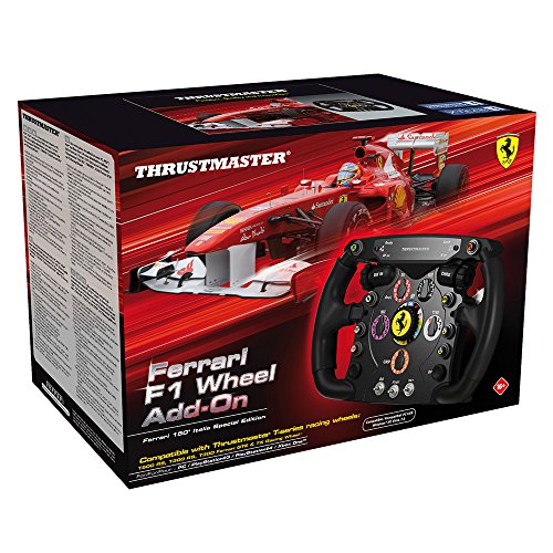 Thrustmaster 4160571 Ferrari F1 Add-On Wheel - Volante de carreras desmontable con sistema    Thrustmaster Quick Release   
