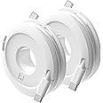 Fuse Side Winder Mini and Max Headphone, Earbud and Charging Cable Winder and Organizer Perfect for Wrapping Earbuds and Cords for Travel and Organization 2-Pack (White, Max (2-Pack))