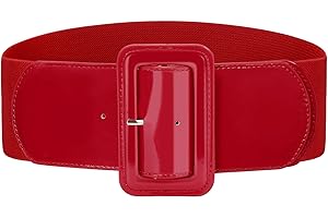 VONMELLI Ampie Cintura Elastica Donna, Vintage Cintura Alta Regolabile Cinture Elastiche Larghe Retrò Moda Cinture Da Donna Per Vestito