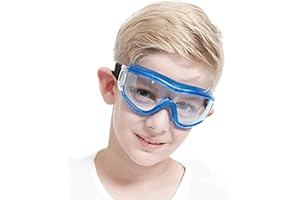 ‎COMLZD COMLZD Schutzbrille Kinder für Nerf Spielen Stoßfest Gläser Beschlagfrei Verstellbarer Riemen Passform für 5-12 Jahre