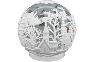 ABC Home | Schneekugel | LEDs | batteriebetrieben | 16 cm Ø